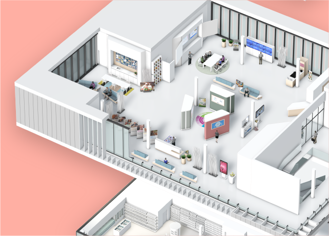Showroom von Nestle in 3D